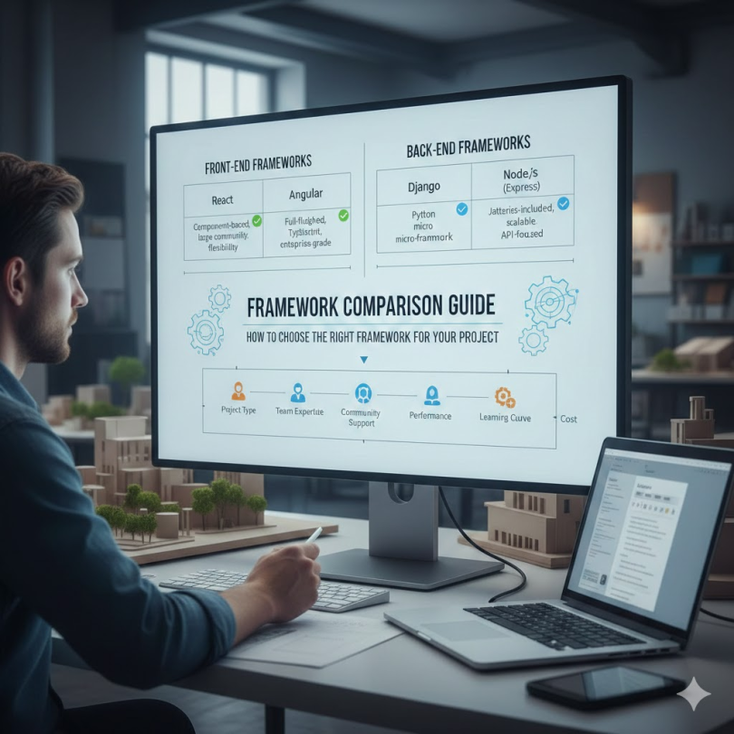 framework comparison guide: how to choose the right framework for your project